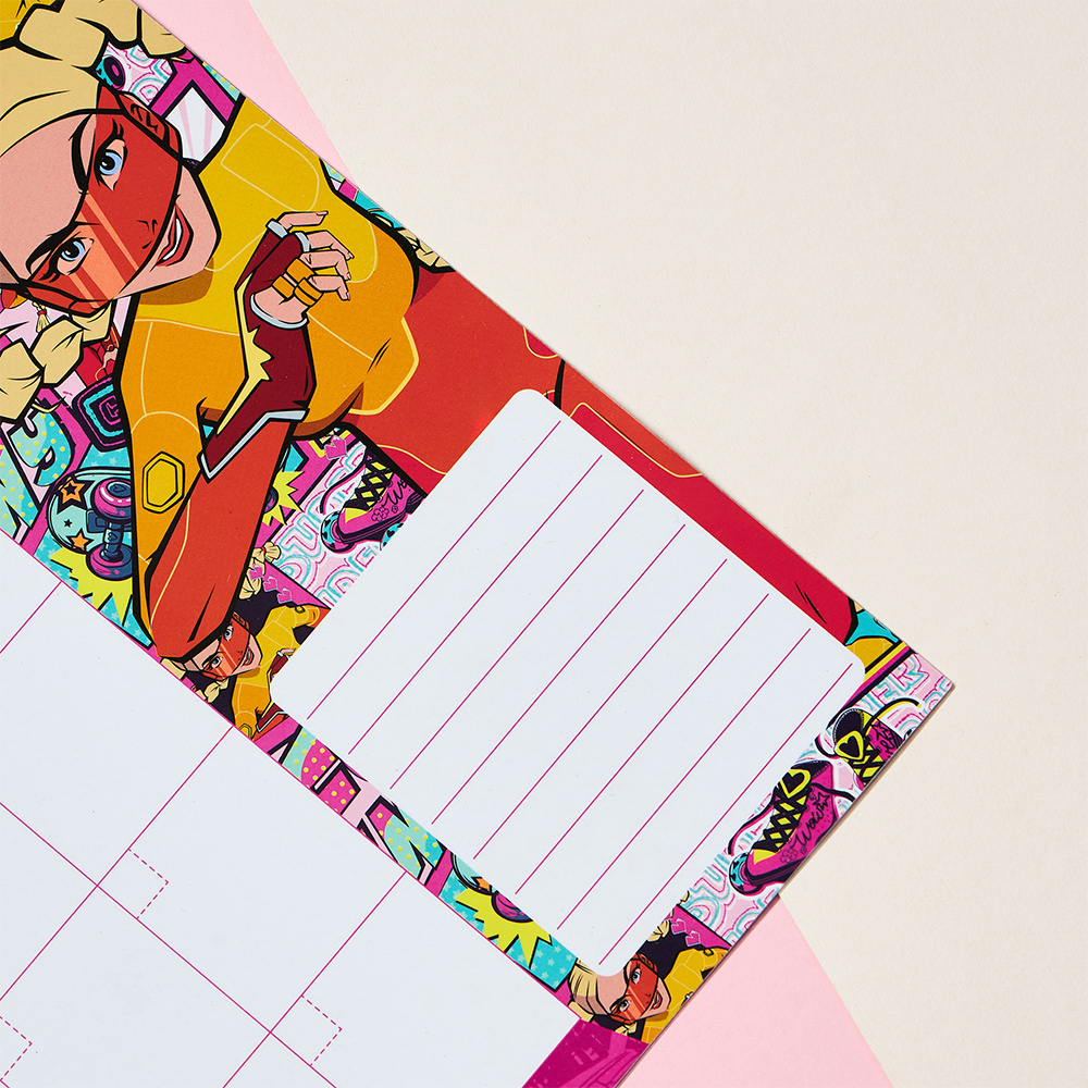 BY Русские Супергерои Маркерная доска - планировщик, гибкая, магнитная, 30х40см, ПЭТ, маркер, "Заря" - #14