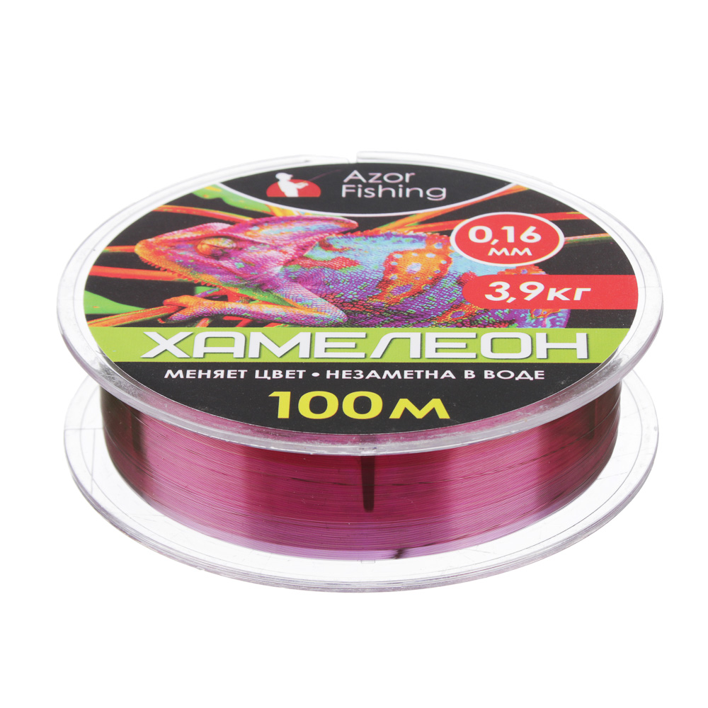 Леска AZOR FISHING "Хамелеон" 100м, 0,16мм, разрывная нагрузка 3,9 кг - #2