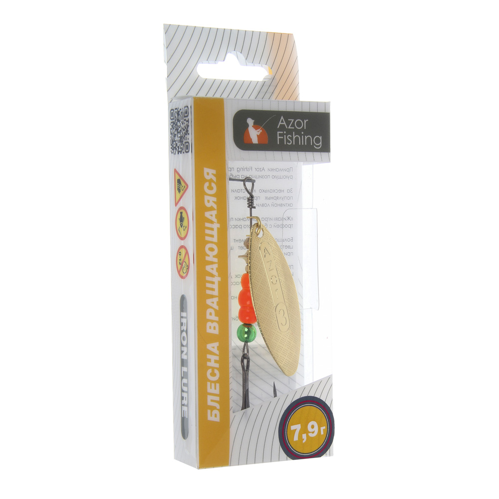 Блесна вращающаяся "Ивовый лист" тм AZOR FISHING, № 2,3,4, 5 видов - #6