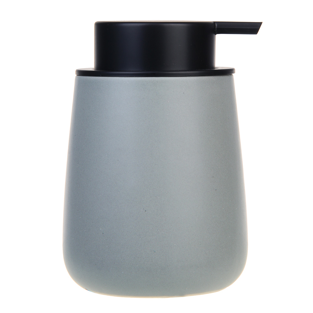 VETTA Дозатор для жидкого мыла, 320 мл, 13x9x9 см, керамика, "Космос", серый - #2