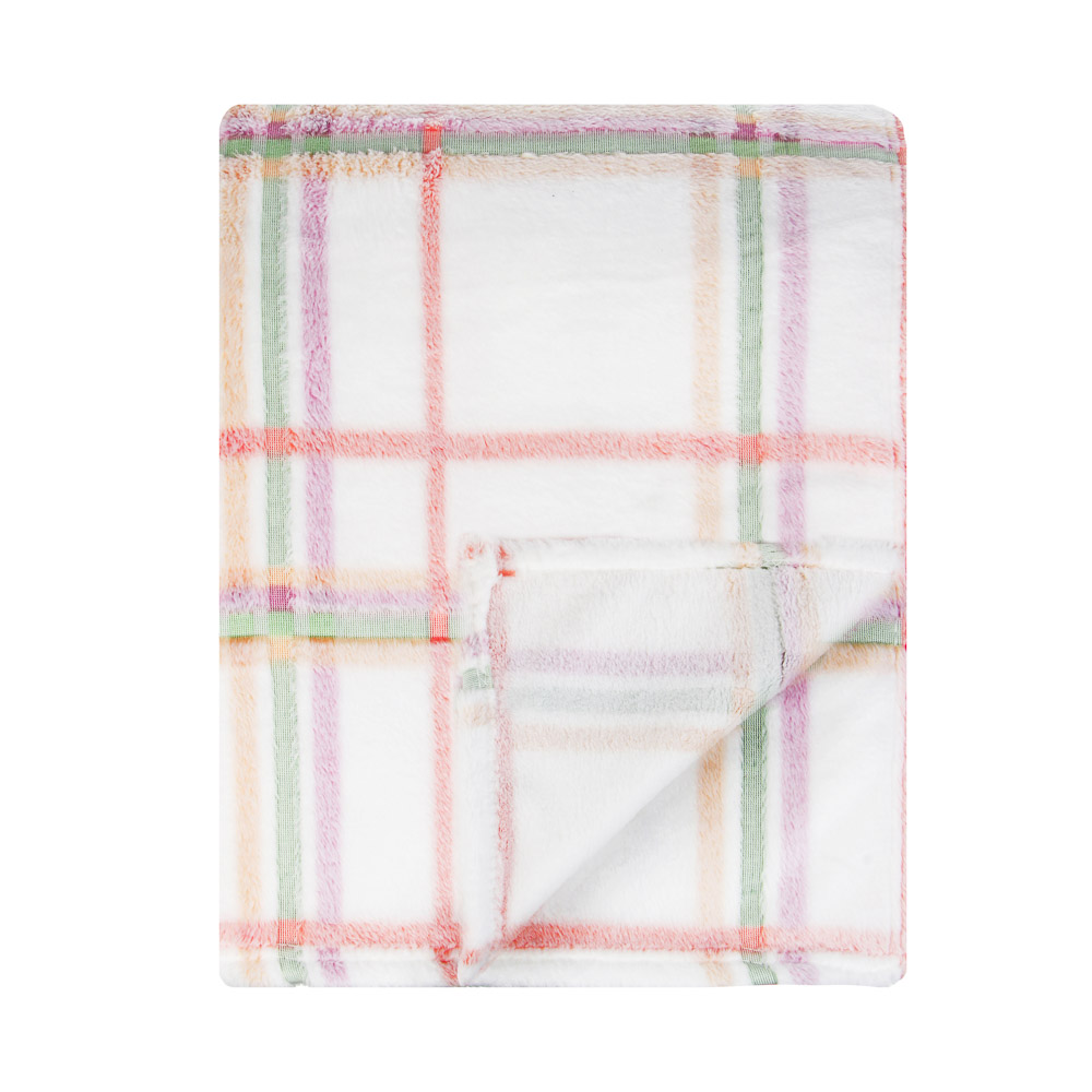 PROVANCE Ботаника Плед клетка 195х150см, 100% полиэстер, 2 дизайна - #1