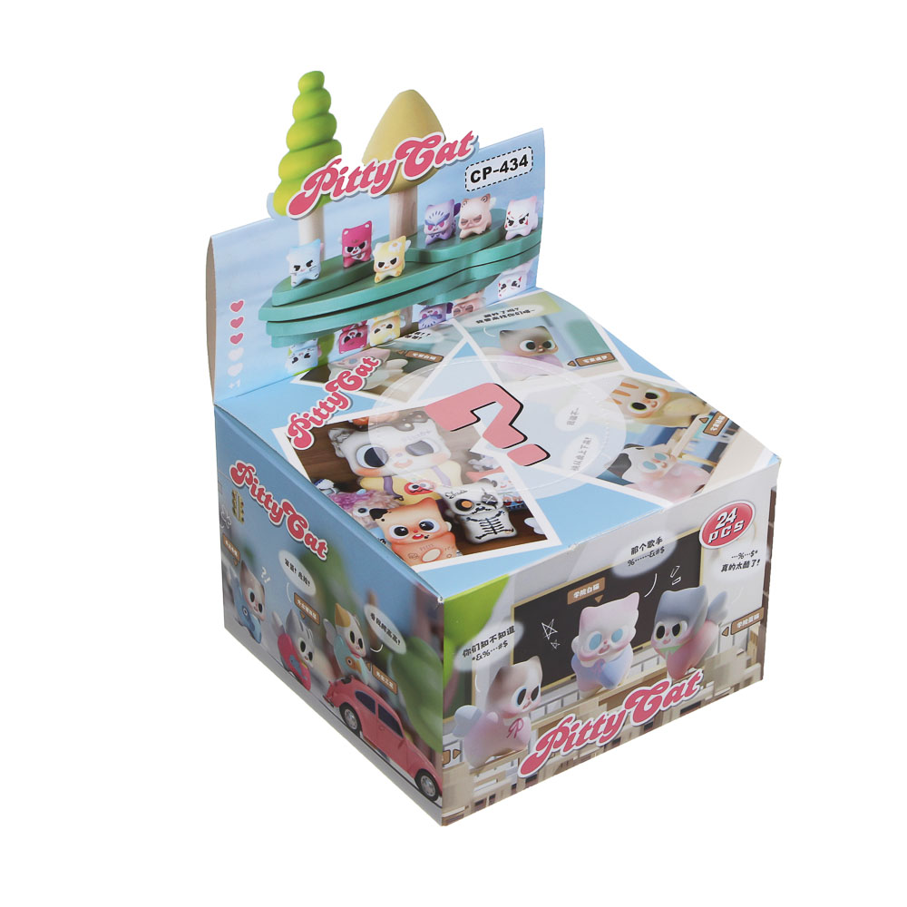 Игрушка фигурка "Модный кот", 5х5х3,5см, полистоун, микс - #11