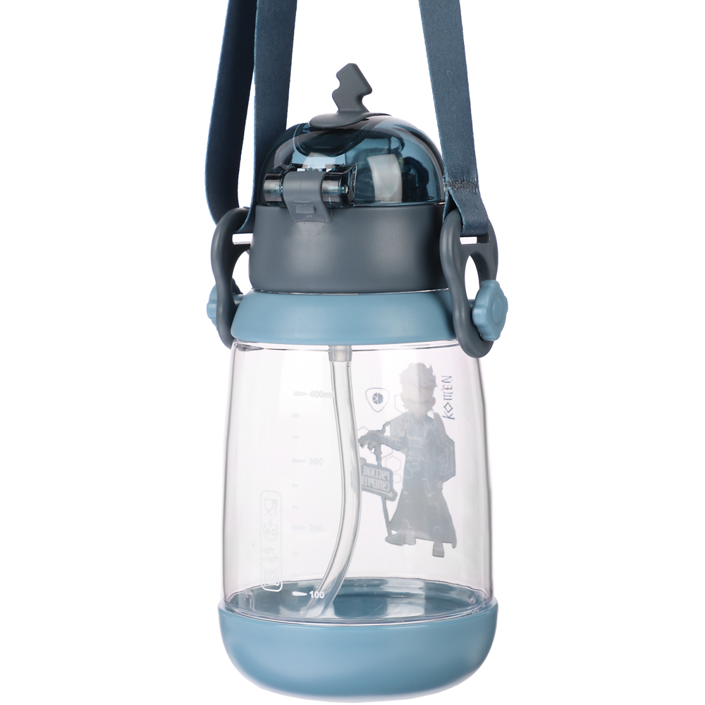 BY Русские Супергерои Бутылка детская с поильником, 8.5x19см,520мл,"Кощей" PC, PP, силикон - #6