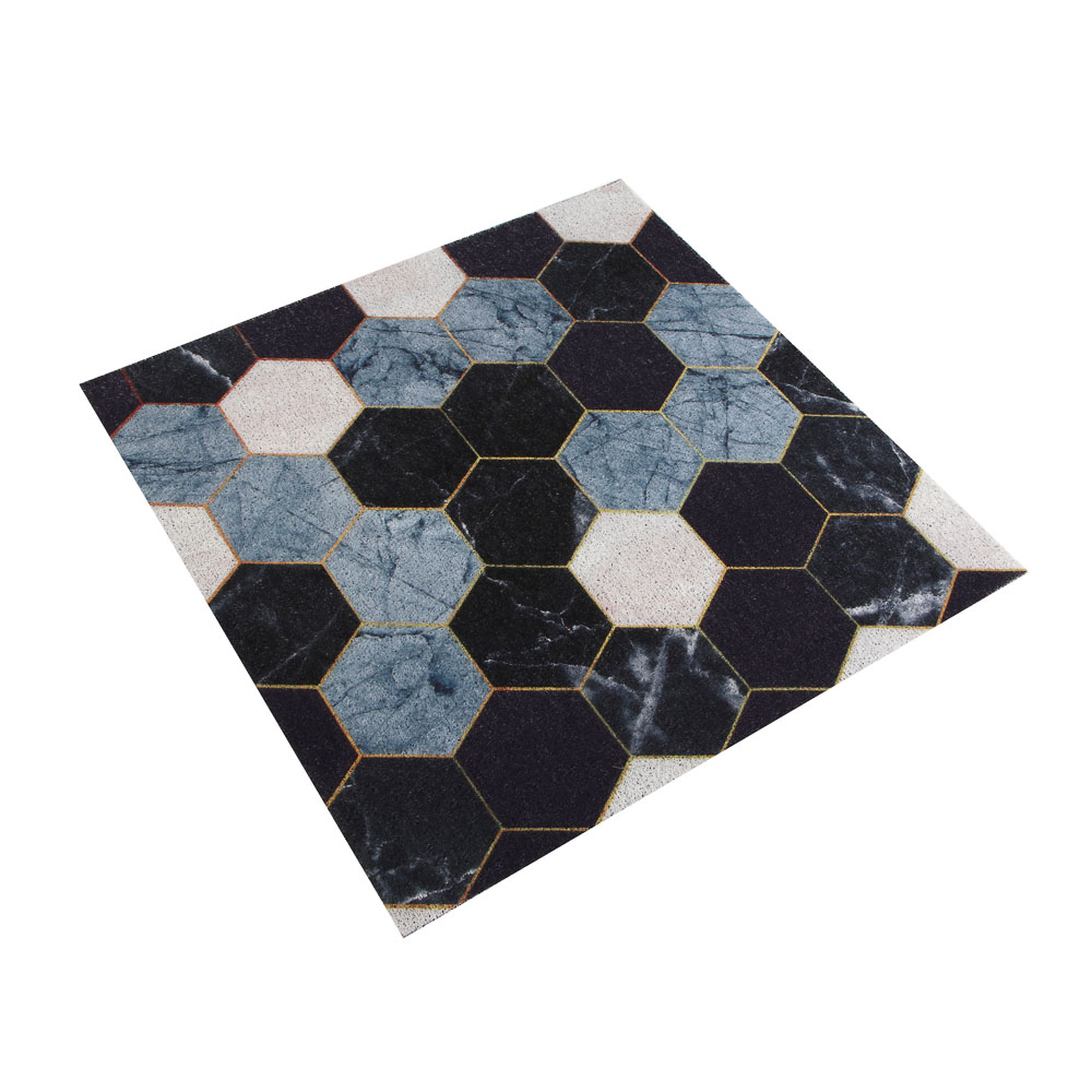 Коврик вырезной тм VETTA Соты, 80х80см, 2 дизайна - #3