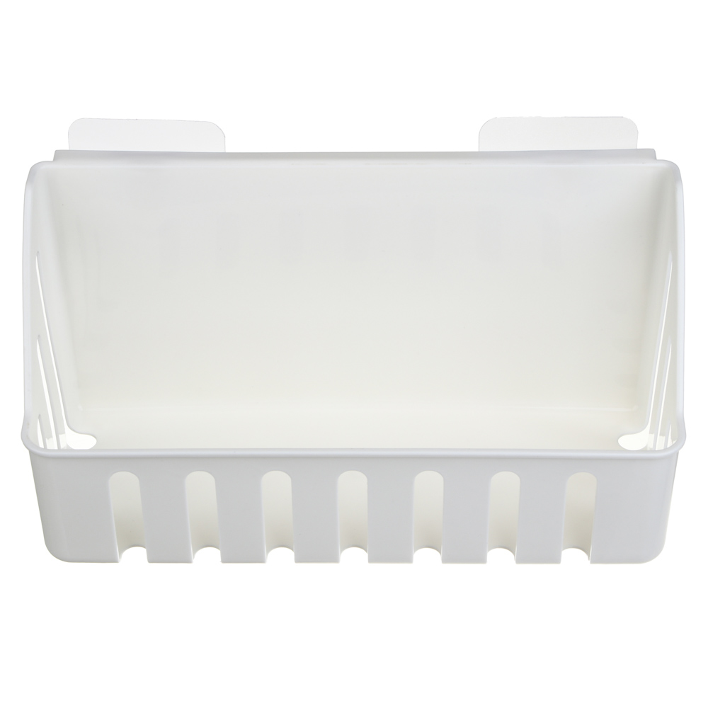 VETTA Classic Полка настенная прямоугольная, пластик, 28x11x7 см, молочный - #3