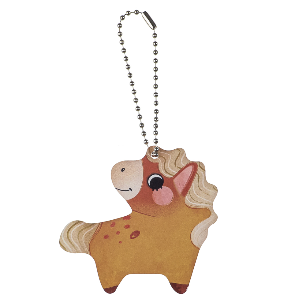 Брелок Лошадка, 7 см, акрил 3 мм, печать УФ, 4 дизайна - #5