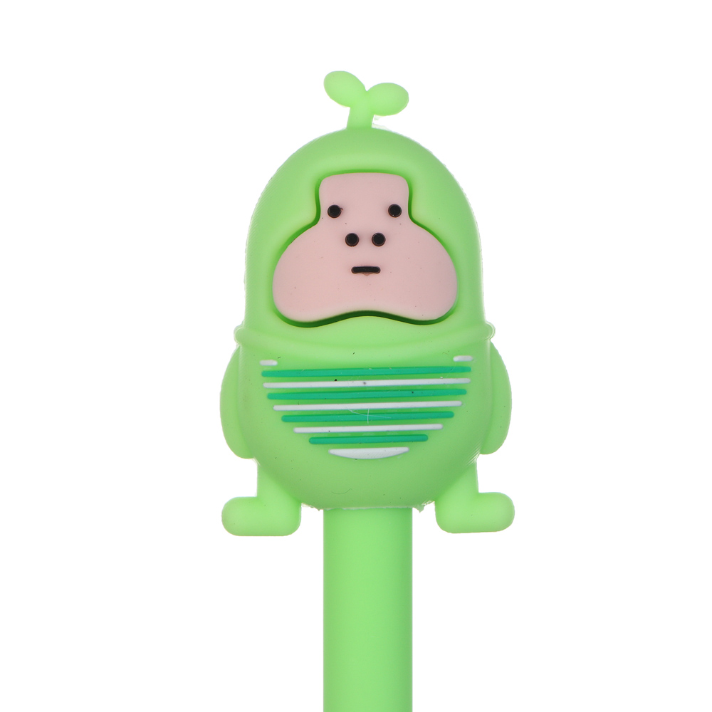 Ручка гелевая синяя "Веселая компания", 6 дизайнов, шоу-бокс - #6