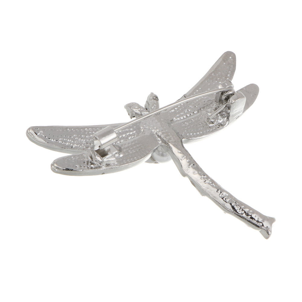Брошь стрекоза, 4x4,5см, сплав, БЖ25-22 - #3