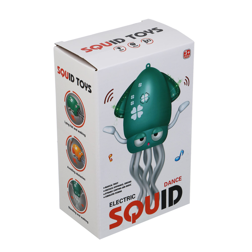 ИГРОЛЕНД Игрушка музыкальная "Осьминожка", звук, свет, движ., USB, 3.7V, 500mA, 12,6х8,2х20,5см - #12