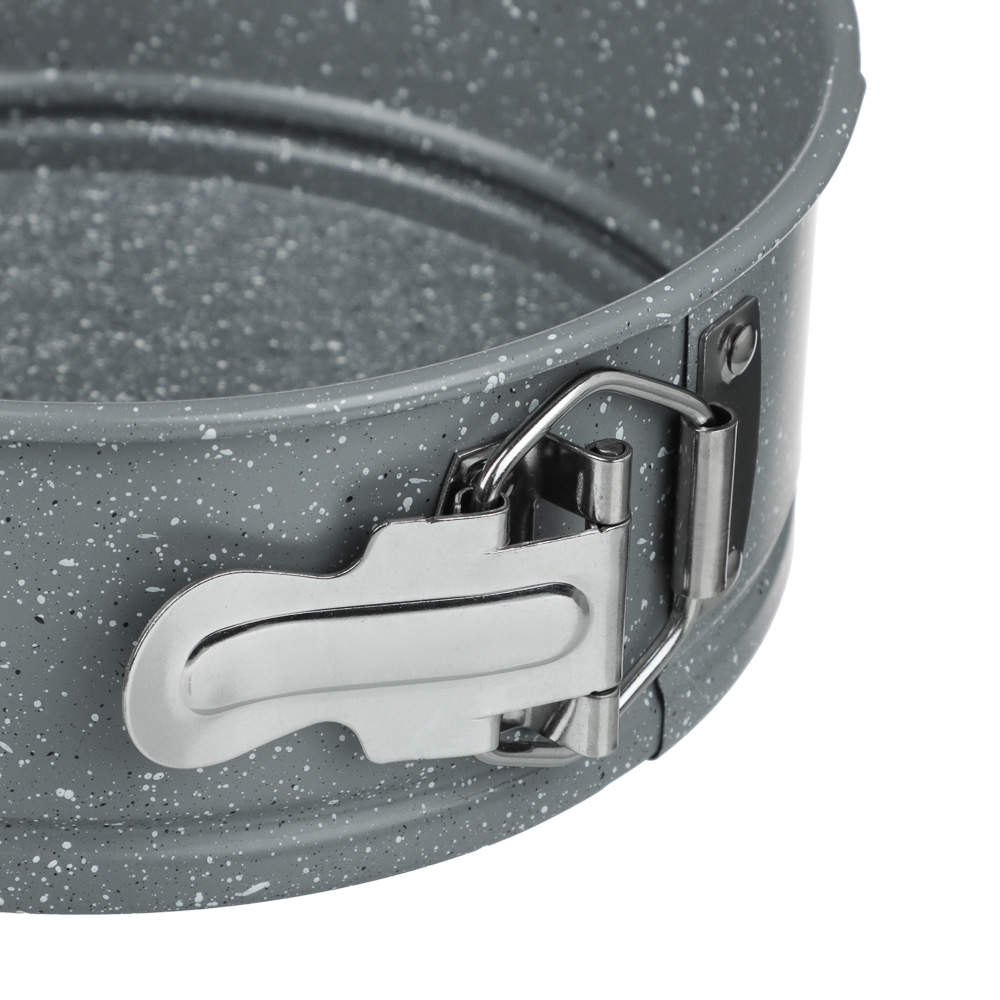 SATOSHI Буко Форма для выпечки круглая разъемная, угл.сталь, 18х6,5см, антиприг. покрытие "Мрамор" - #2