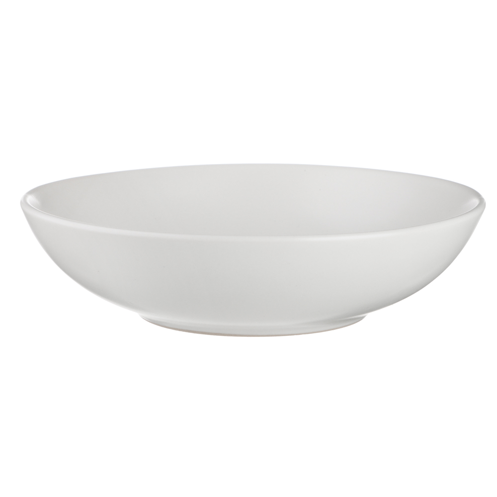 MILLIMI Салатник 880мл, 20х5.4см, керамика, белый - #1