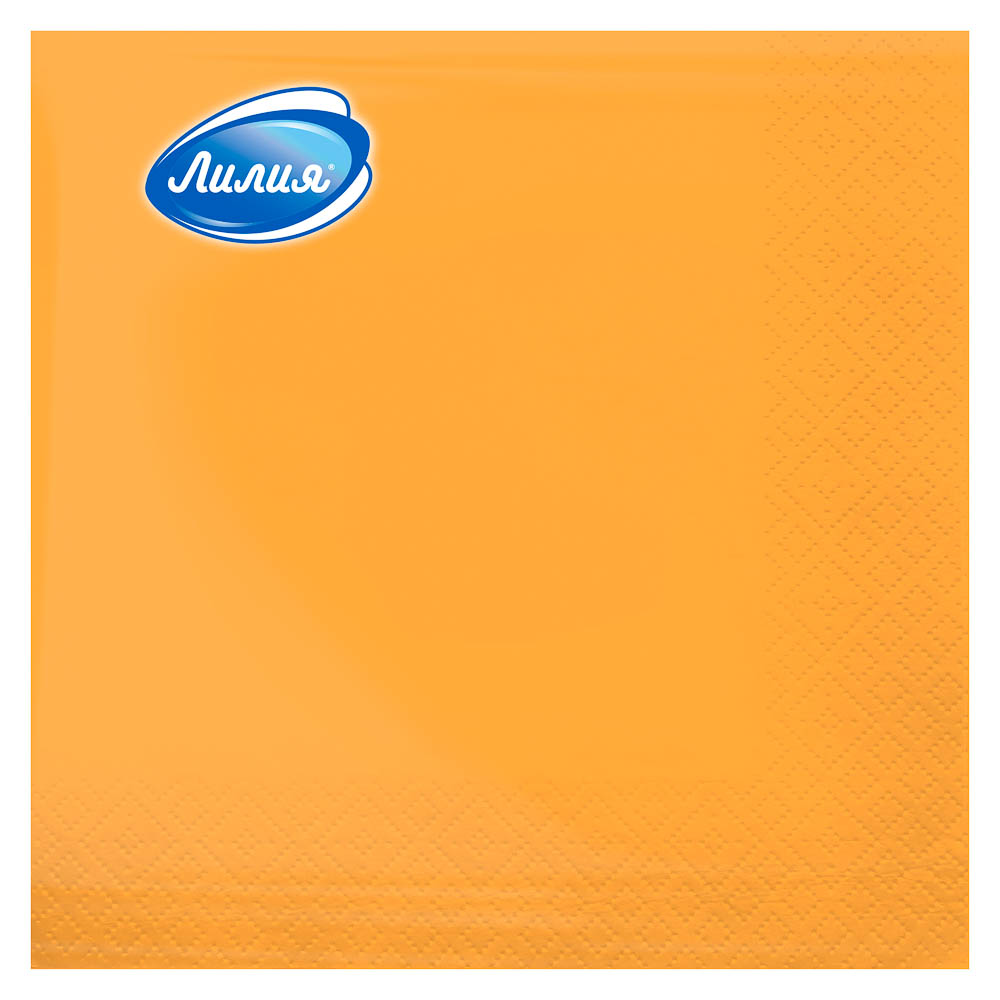 Салфетки бумажные Лилия Желтый/Розовый, 33х33см, 2 слоя, 20л - #2