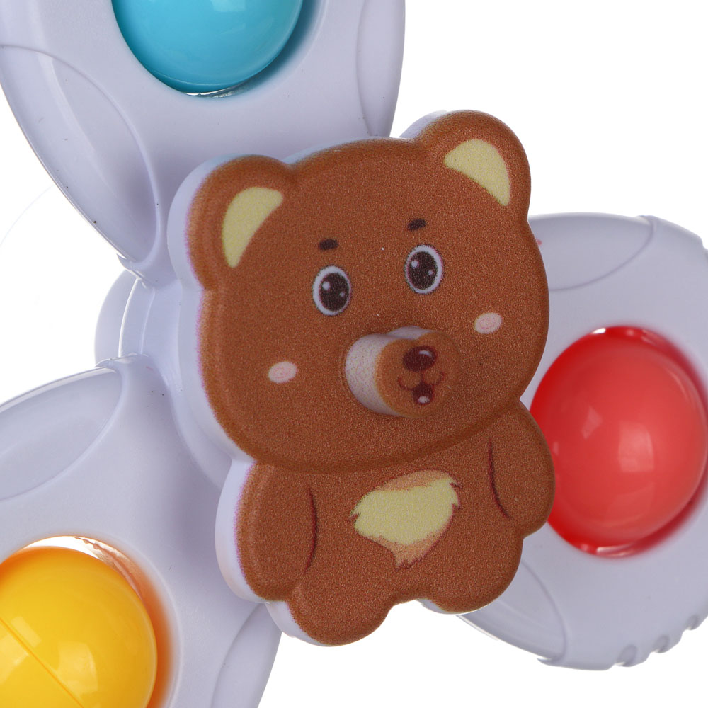 Развивающая игрушка сортер "Крутящиеся фигурки", ABS, силикон, 13,5х6х11см - #8