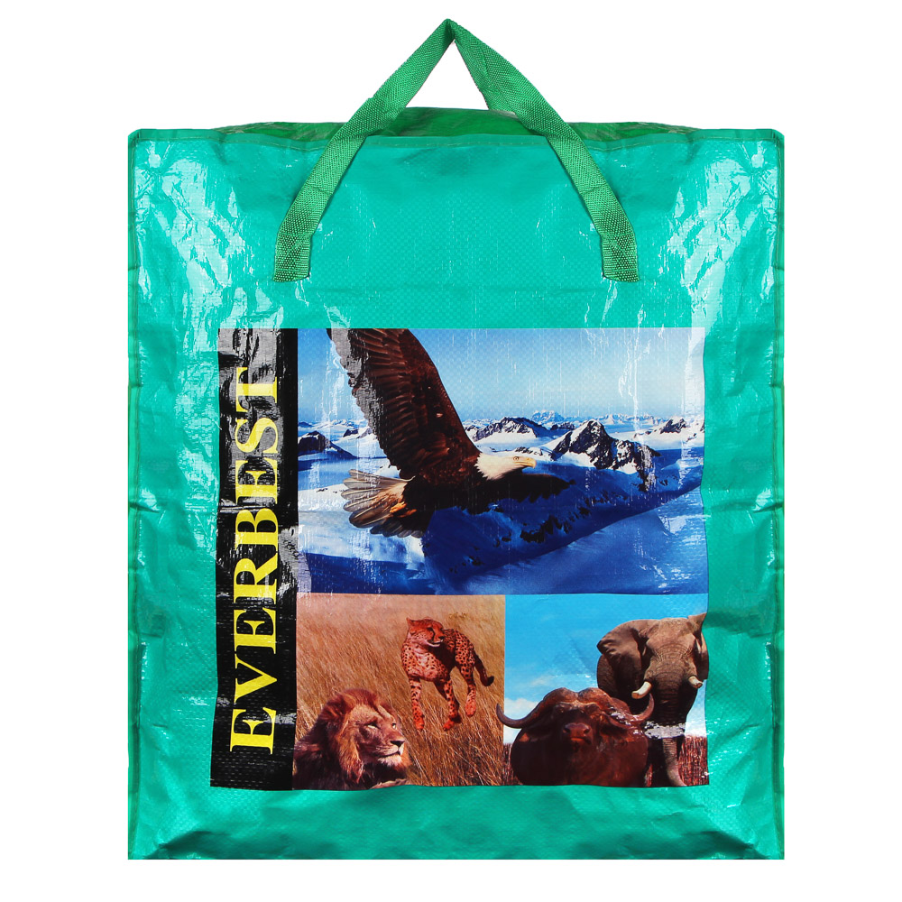 Сумка хозяйственная тм VETTA, 50х55х25см, 68 литров, до 6кг, полипропилен, 4 дизайна - #3