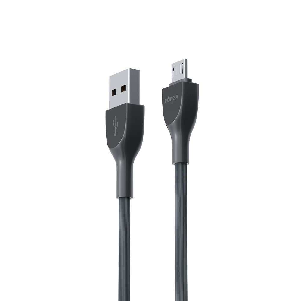 FORZA Кабель для зарядки Акварель Micro USB, 1м, 2А, 4 цвета, пакет - #3