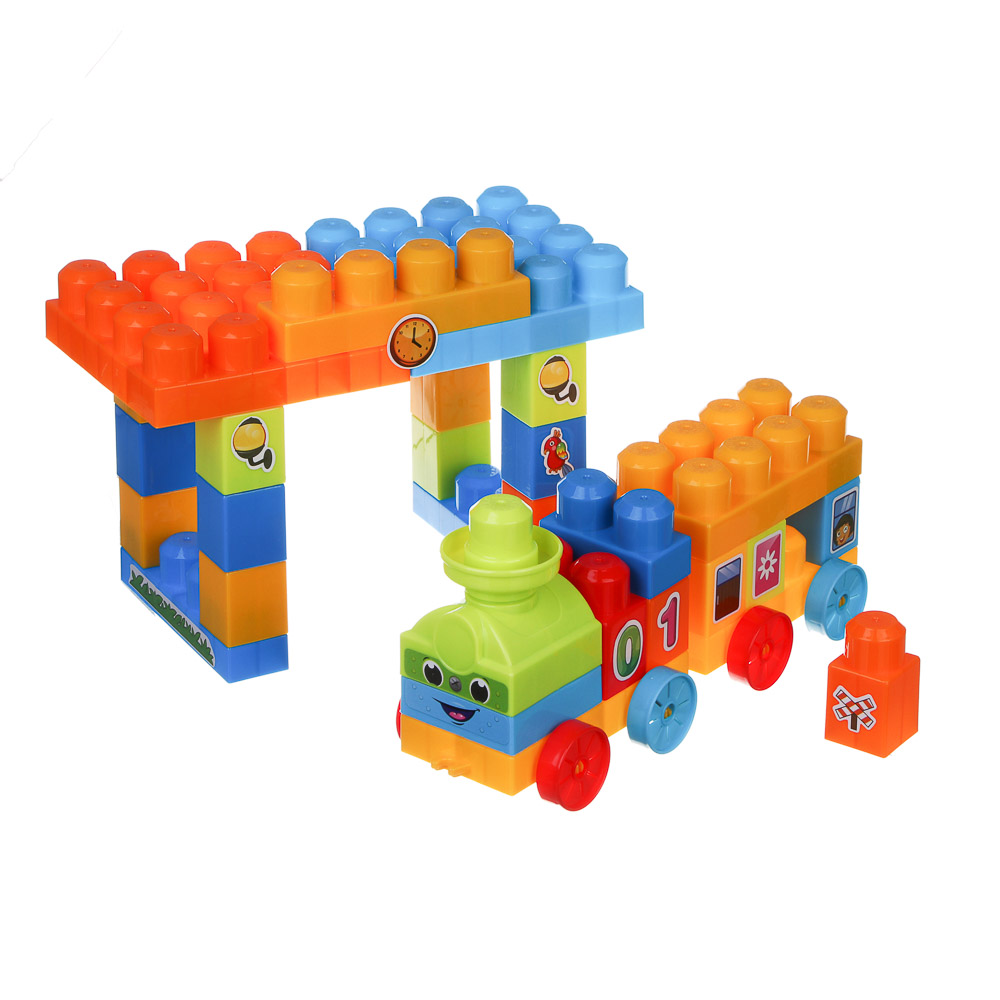 Конструктор для малышей, 32 детали, пластик, 32х14х18,7см - #6