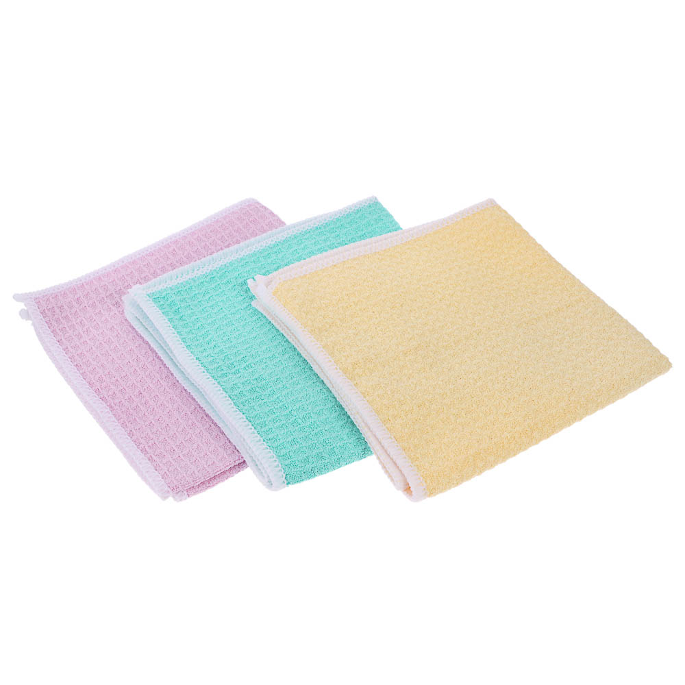 VETTA Салфетка из микрофибры вафельная махровая, 30х30см, 300г/кв.м., 3 цвета - #2