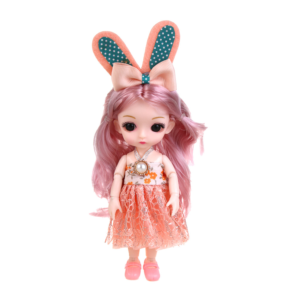 ИГРОЛЕНД Кукла 15 см с акс. и питомцами, PVC, PP, ABS, 38,5х8,5х25,5 см - #9