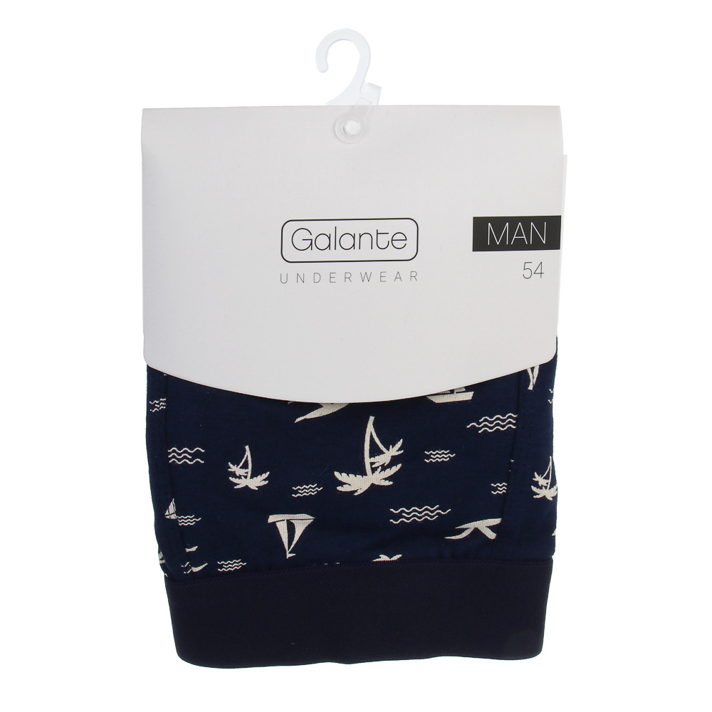 GALANTE Трусы-боксеры мужские с рисунком, р.54, 95% хлопок, 5% спандекс, разноцветные, НБ25-1 - #4