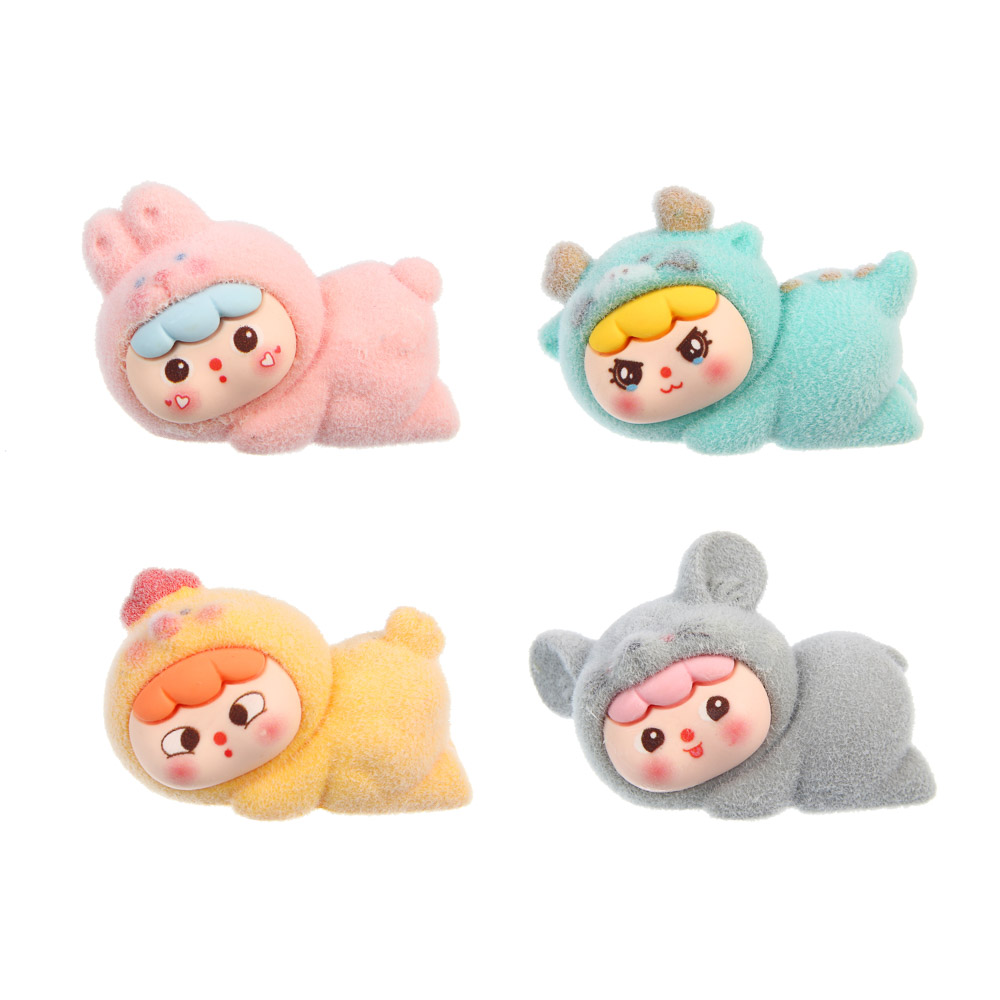 Игрушка Сюрприз "Милашки" флок, полистоун, 7х6х6см, 11 дизайнов - #2