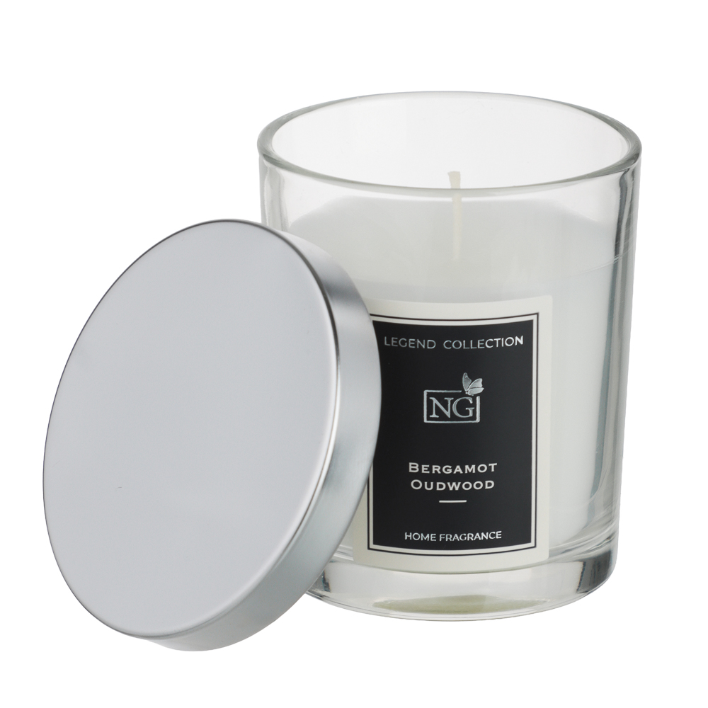NEW GALAXY Свеча ароматизированная LEGEND COLLECTION, 88 гр, Bergamot Oudwood - #3
