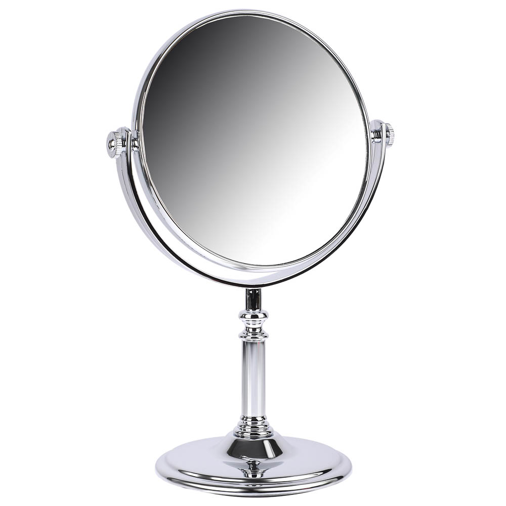 ЮНИLOOK Зеркало настольное, пластик, стекло, 16-17,5x26-28,5см, 3 дизайна - #2