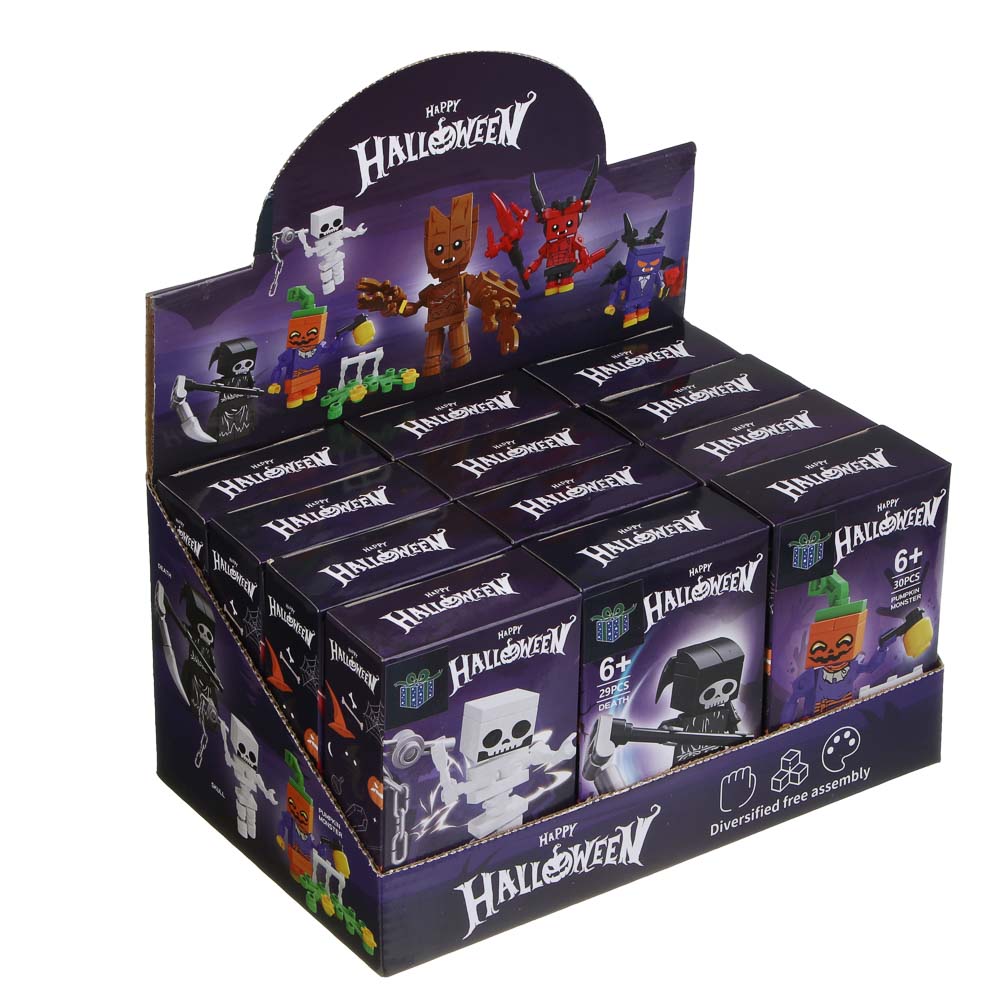 ИГРОЛЕНД Конструктор "Страшилки", 29-39 дет., 8х3,7х12 см, ABS, 4 вида - #3