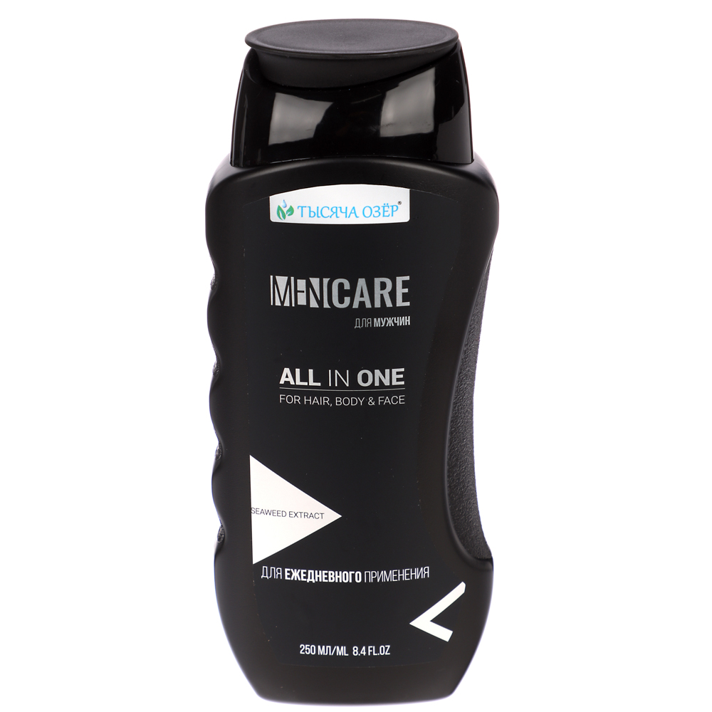 Шампунь-гель для душа мужской ТЫСЯЧА ОЗЁР FOR MEN с экстрактом водорослей, 250мл - #1