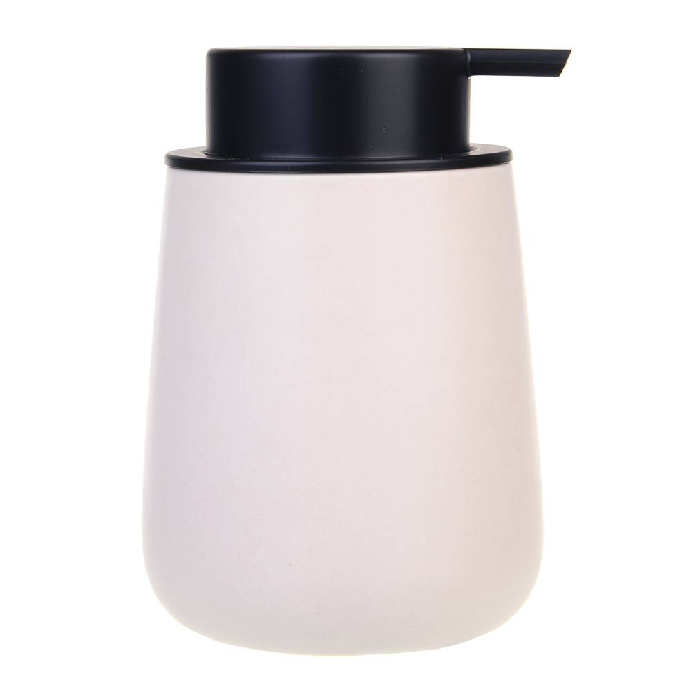 VETTA Дозатор для жидкого мыла, 320 мл, 13x9x9 см, керамика, "Космос", бежевый - #2