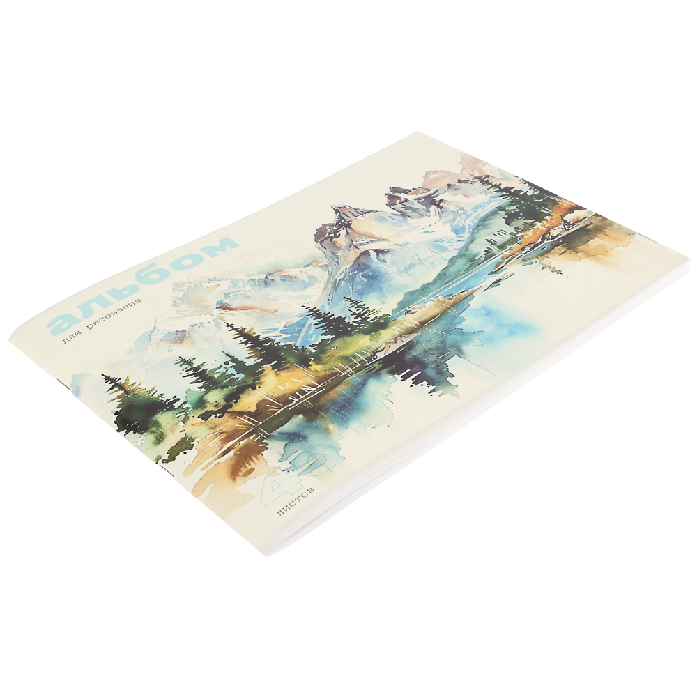 ClipStudio Альбом для рисования A4 40л., офсет 90г/м2, обл. картон, скрепка, 4 дизайна - #13