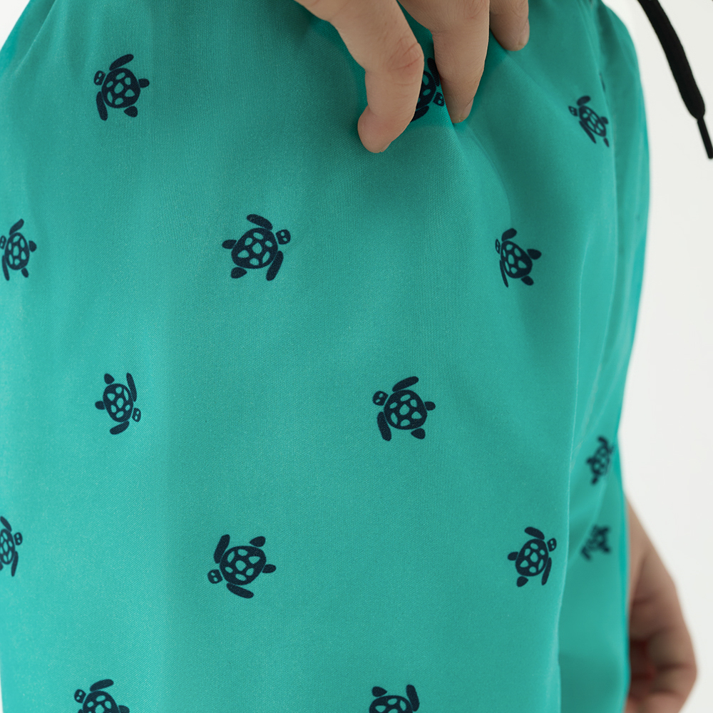 GALANTE Шорты купальные для мальчиков, 100% полиэстер, р. 110-116, цв.бирюзовый - #12