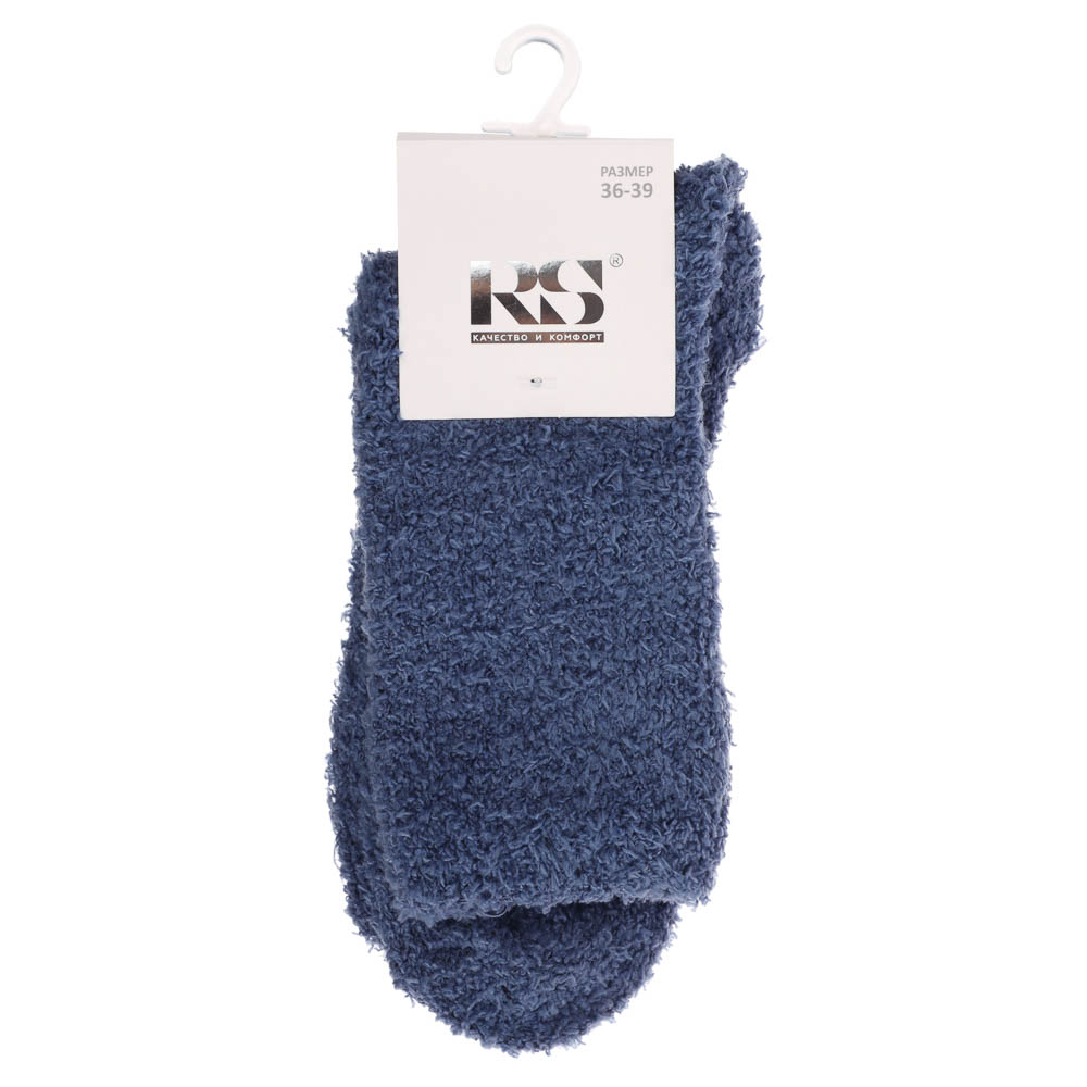 Носки женские домашние "уютные", тм RS, 98% полиэстер, 2% спандекс, р. 36-39, RSJ - #5