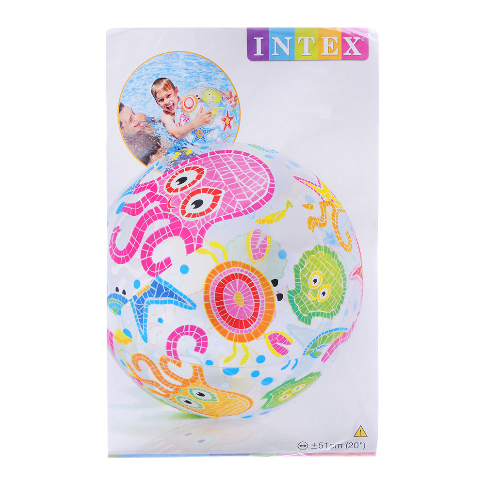 Надувной мяч Intex "Морские обитатели", d=51 см - #3