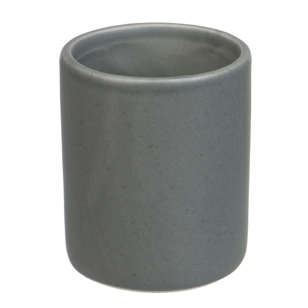 Стакан для ванной комнаты тм VETTA Сиена, доломит, серый, 7x7x9см - #1