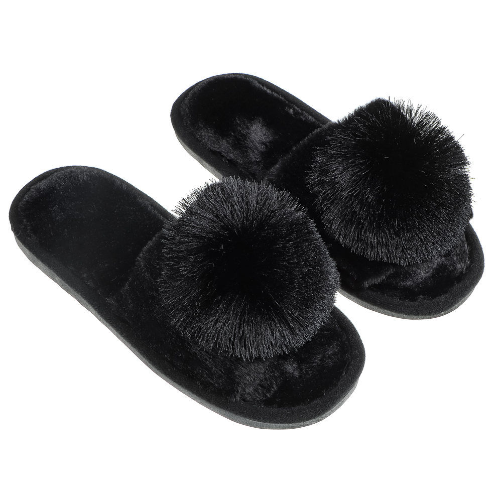 Обувь домашняя женская, размер 40-41, цвет черный, #11 - #1