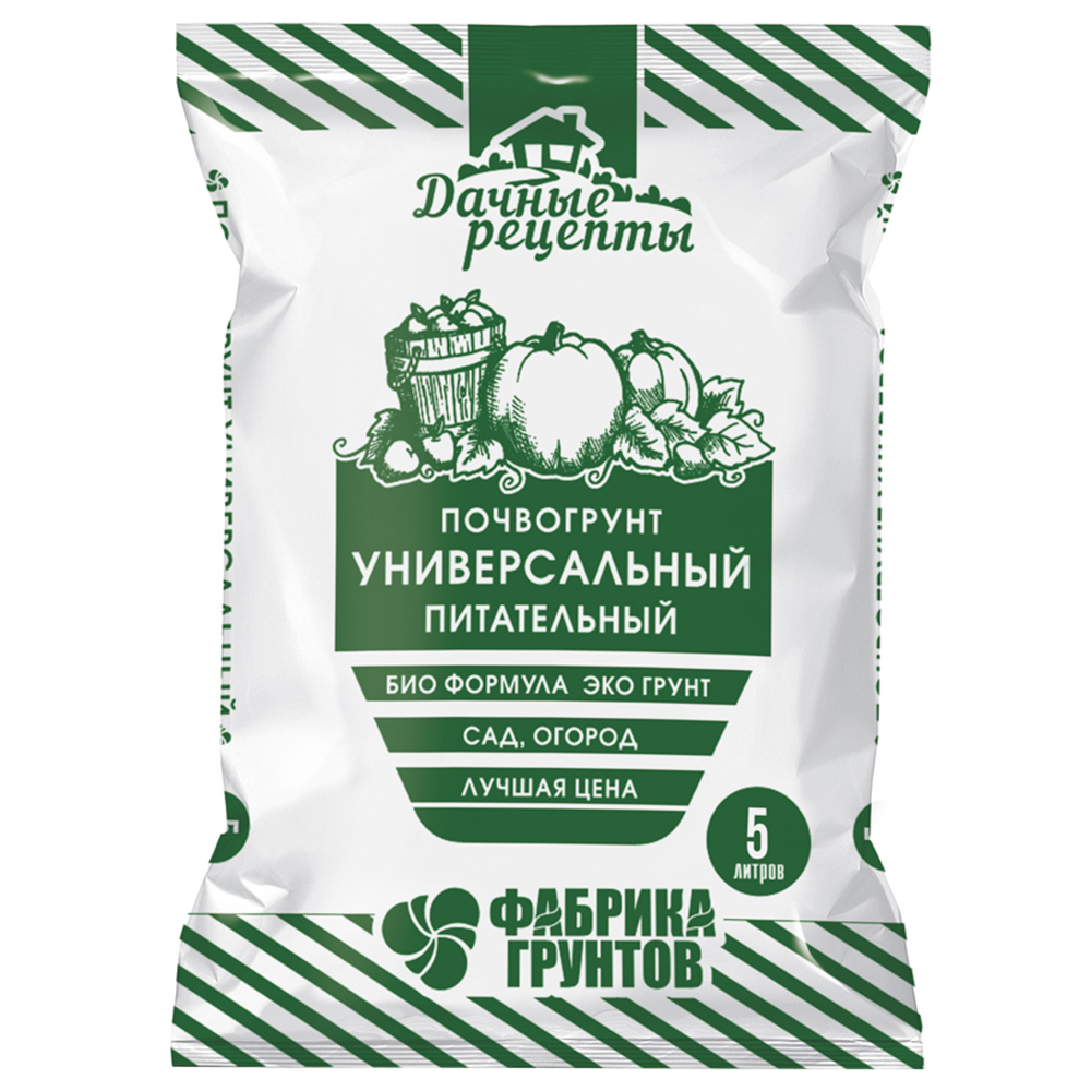 Почвогрунт Универсальный питательный 5л, Дачные рецепты  ЕКБ - #1