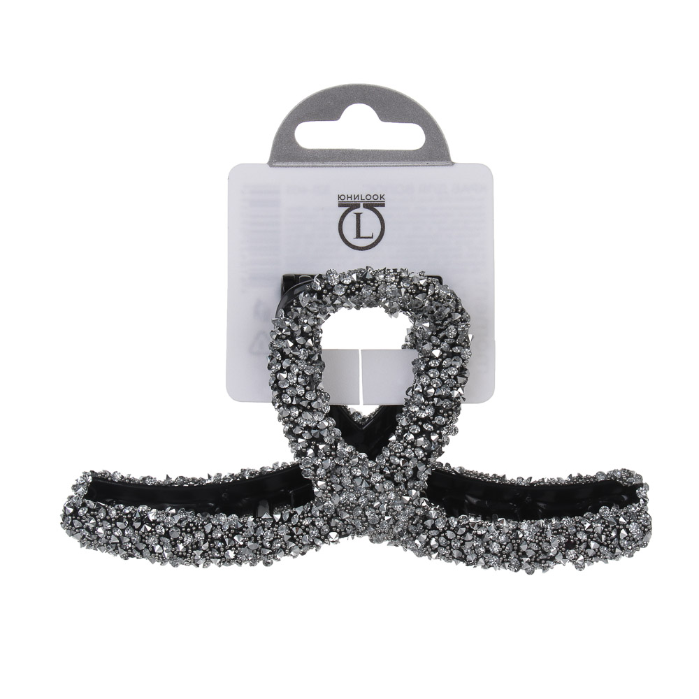 Краб для волос, тм ЮНИLOOK, 9см, 11 см, пластик, 3 дизайна, #5 - #5