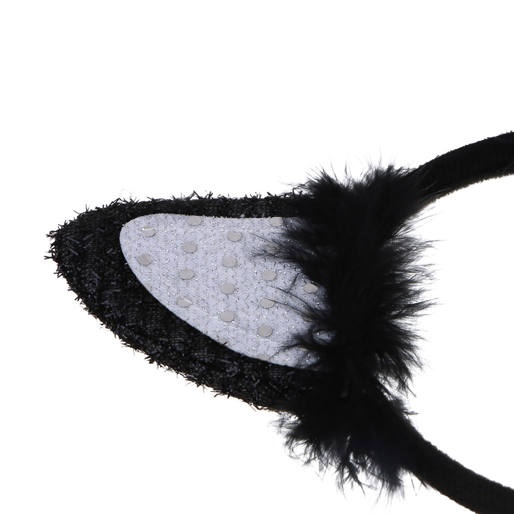 СНОУ БУМ Набор карнавальный "Котик", 3 предмета, пластик, полиэстер - #4