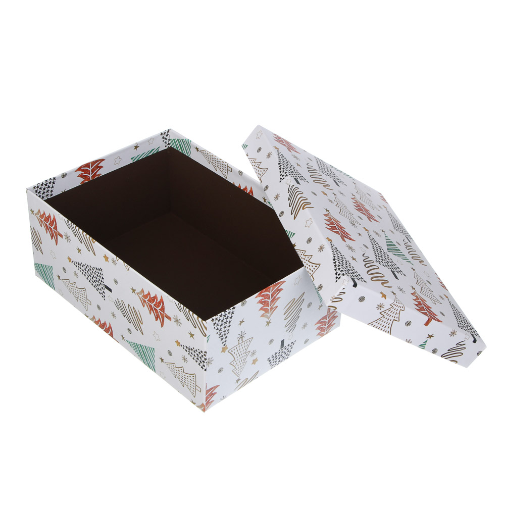 Набор подарочных коробок тм СНОУ БУМ, 3 размера 23x16x9,5см, 21x14x8см, 19x12x6,5см, картон, 3 диз. - #5