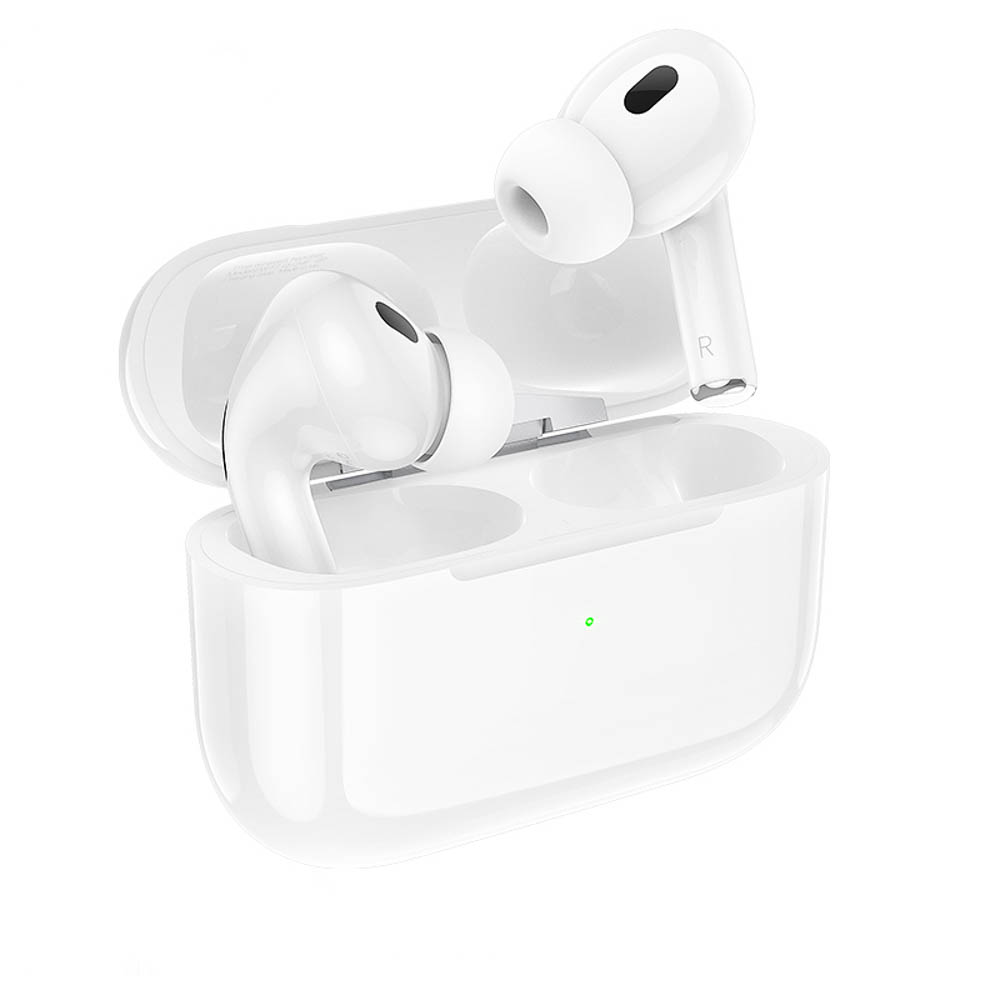 Наушники беспроводные TWS hoco. модель EW77, внутриканальные, 300/30мАч, BT5.4, белый - #4