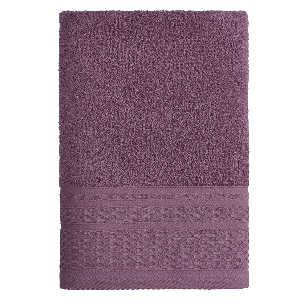 PROVANCE Хейзел Полотенце махровое, 100% хлопок, 70х130см, 400гр/м, сливовый - #8