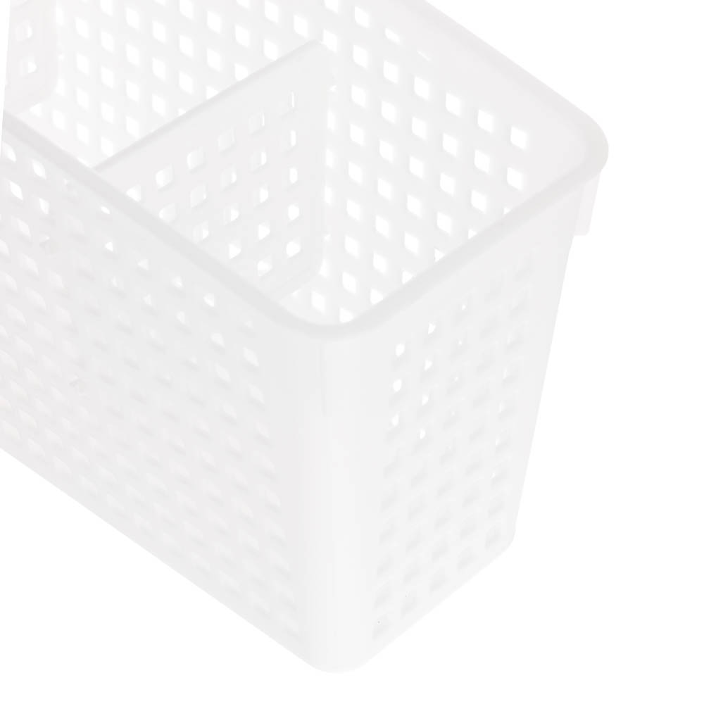 Органайзер Лофт с перегородками 245х95х140 мм белый, серый - #10