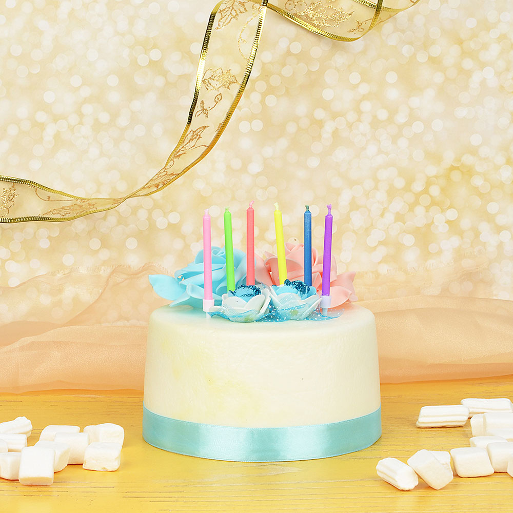 Набор свечей для торта Капитан Весельчак с цветным пламенем, 6 шт - #1
