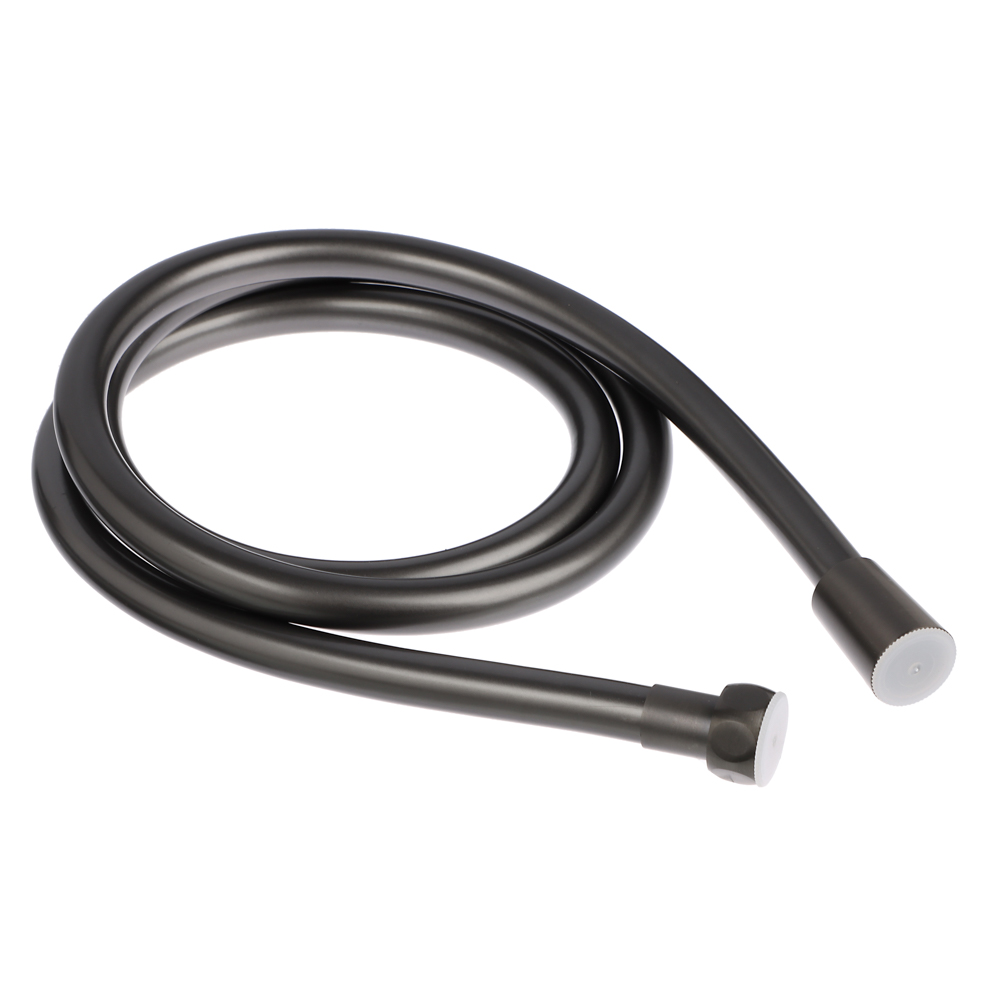 RAIN Шланг для душа, 150см, 1/2"(Имп)-1/2"(Имп), ПВХ, латунь, антитвист, графит - #1