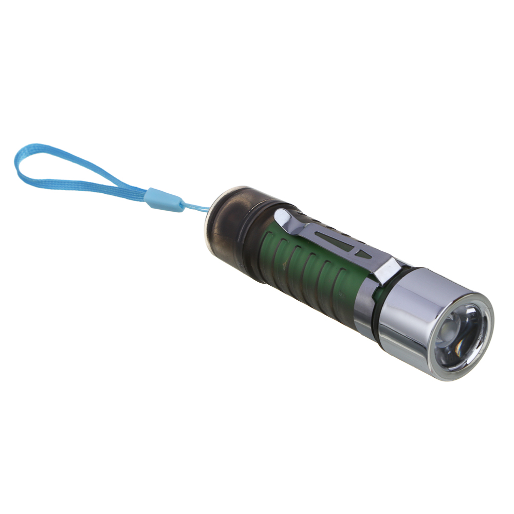 ЕРМАК Фонарь мини с USB штекером, 6 режимов, 500мАч, магнит, красный свет, 92х24 мм - #2