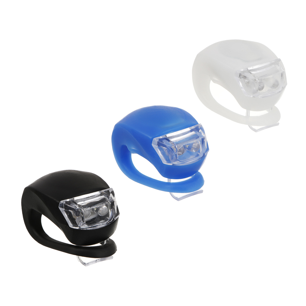 Фонарь велосипедный "мини", тм BY SPORT, 3 режима, 2хCR2032L, 3 цвета - #1