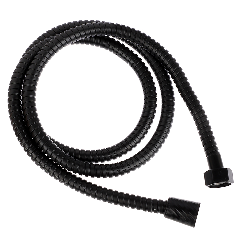 СоюзКран Шланг для душа 150см, 1/2"(Имп)-1/2"(Имп), сталь, пластик, ПВХ, черный - #3