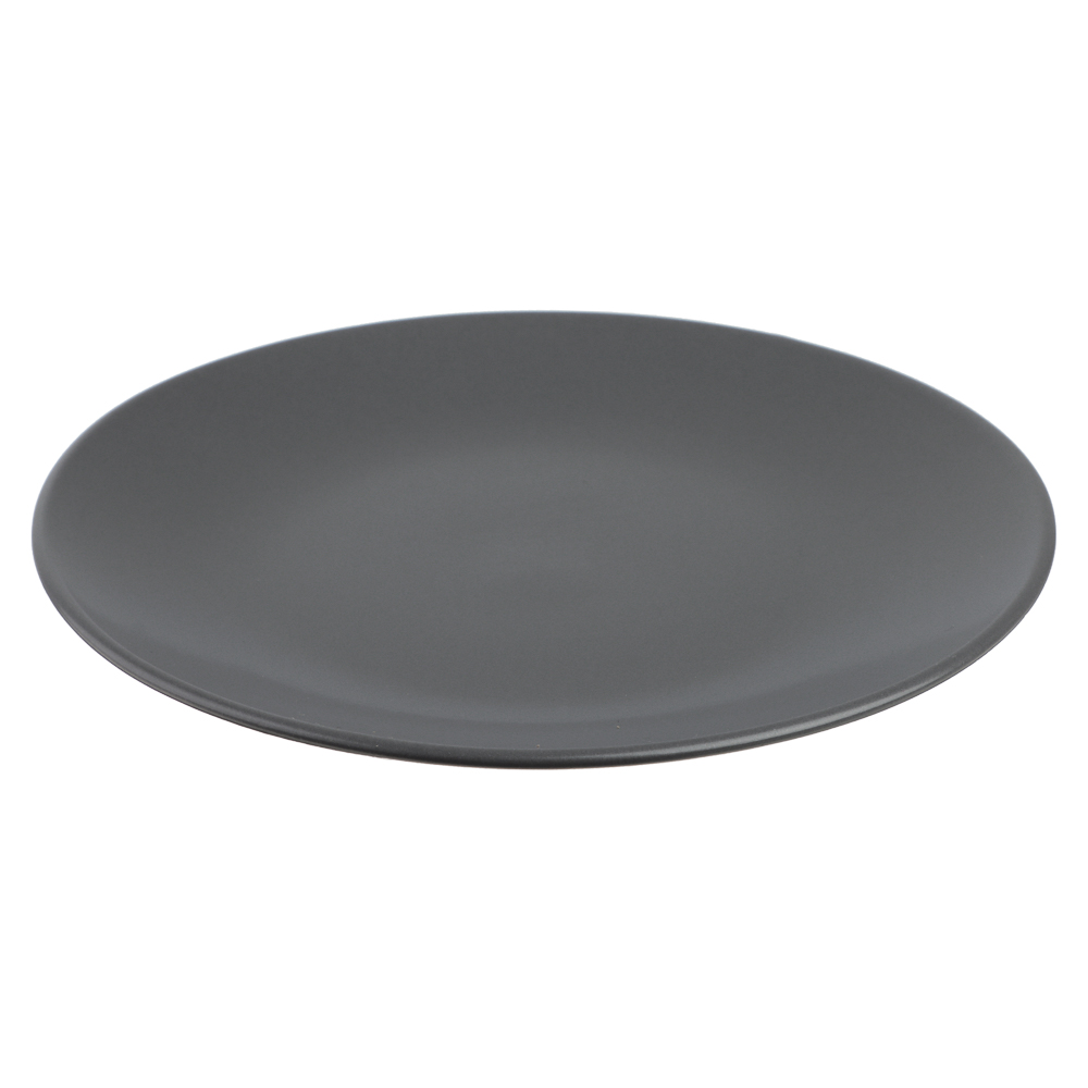 MILLIMI Тарелка десертная 20х2.5см, керамика, графит - #1