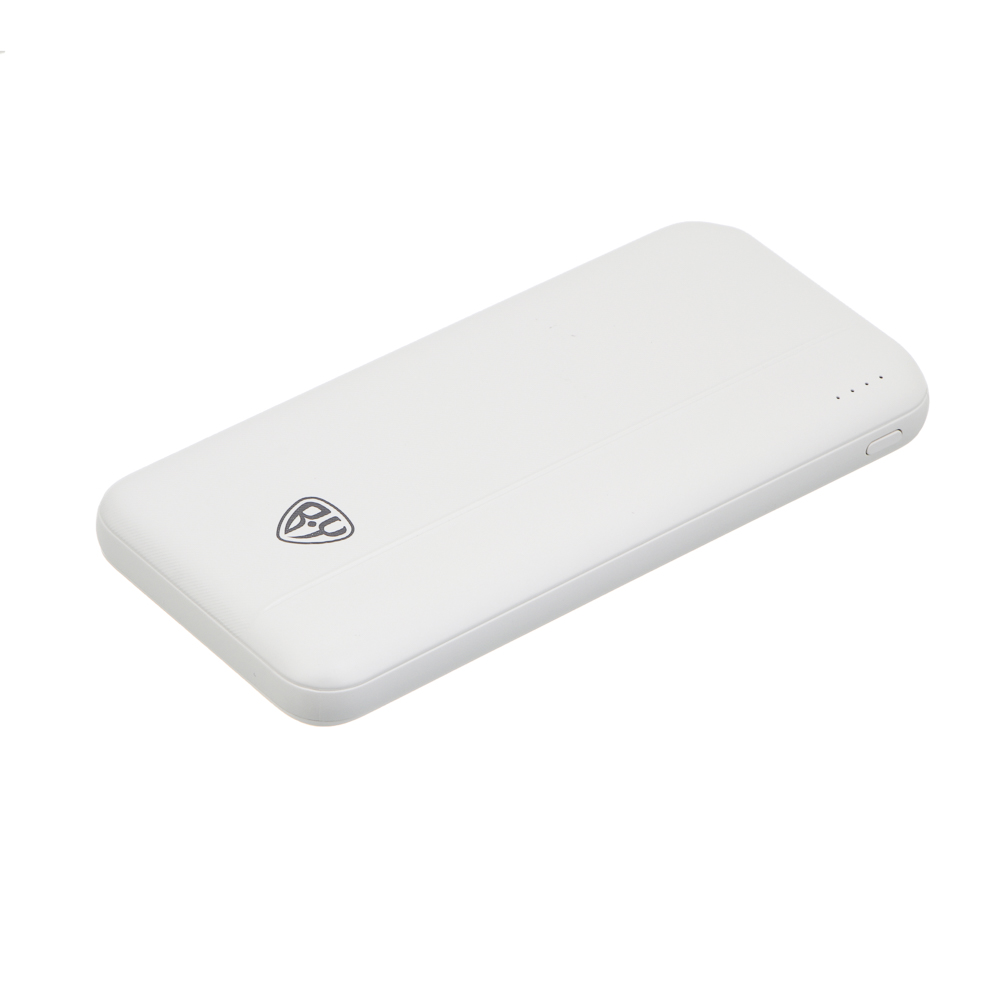 FORZA Аккумулятор мобильный, 10000мАч, 2xUSB-A, 1xUSB-C, 1xMicro-USB, ребристый, 10W, белый - #5