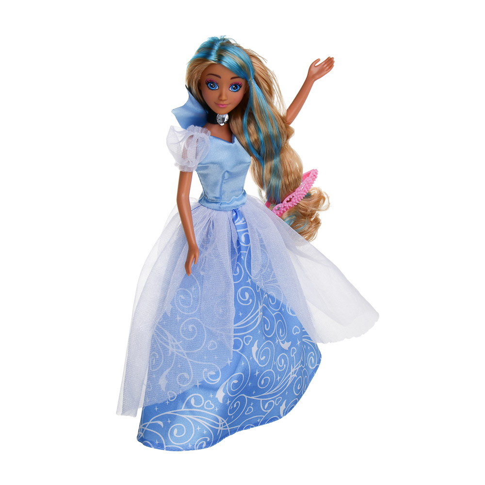 ИГРОЛЕНД Кукла в бальном платье, 28 см, PVC, ABS, полиэстер, 22х6х32,5 см, 2 дизайна - #6